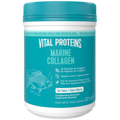 Peptídeos de Colágeno Marinho Neutro 221g Proteínas Vitais