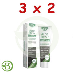 Pacote 3x2 Aloefresh Gel Clareador com Carbono 100ml Esi
