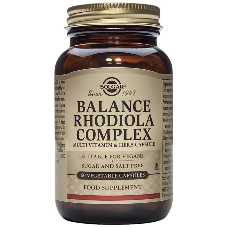 Balance Rhodiola Complex 60 Cápsulas Solgar