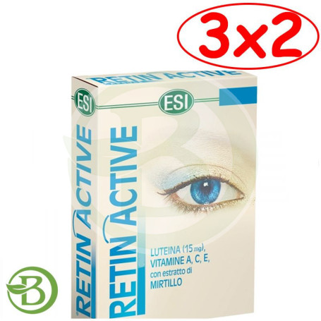 Pack 3x2 Retin Active 10 Monodosis Gotas Oculares ESI - Trepat Diet