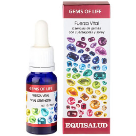 Gemas da Vida Força Vital Energia Limpeza 15ml Equisalud