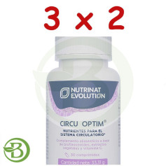 Pacote 3x2 Circu Optim 30 Comprimidos Nutrinat Evolution
