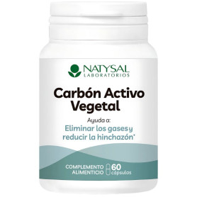 Carvão Vegetal Ativado Natysal 60 Cápsulas