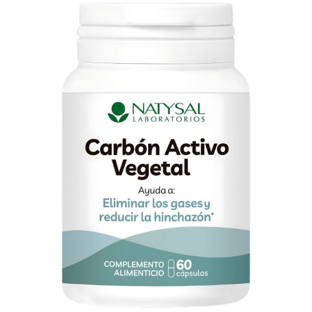 Carvão Vegetal Ativado Natysal 60 Cápsulas