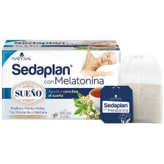 Sedaplan com infusão de melatonina 20 filtros Natysal
