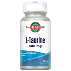 L-Taurina 500mg 60 Comprimidos Kal
