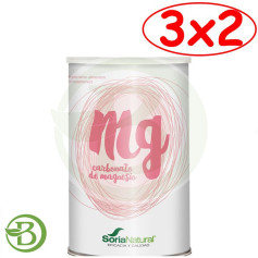 Pack 3x2 Carbonato de Magnesio 150Gr. Soria Natural