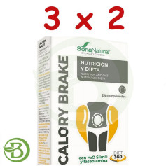 Pacote 3x2 Calorybrake 24 comprimidos Soria Natural