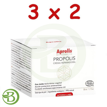 Pack 3x2 Aprolis Propolis Crema Reparadora 50Ml Intersa