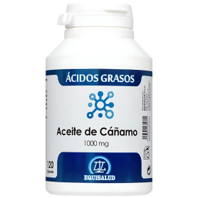 Óleo de Cânhamo 1000mg 120 Pérolas Equisalud