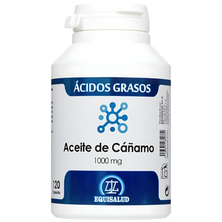 Óleo de Cânhamo 1000mg 120 Pérolas Equisalud