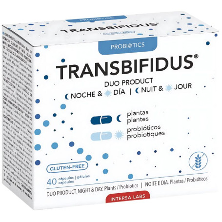 Transbifidus Duo Noite e Dia 40 Cápsulas Intersa