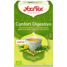 Conforto Digestivo 17 Sachês de Infusão de Chá Yogi