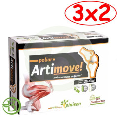 Pack 3x2 Poliar Arti Move! 50 Cápsulas Pinisan