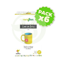 Pacote com 6 filtros Herbodiet Like Clockwork 20 Nova Diet