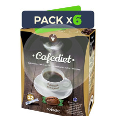 Pacote com 6 unidades Cafediet 12 Novadiet Sticks