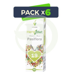 Pacote com 6 extratos de maracujá 50ml. Novadiet