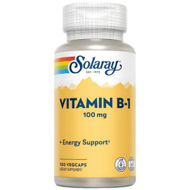 Solaray Vitamina B1 100mg 100 Cápsulas Vegetais