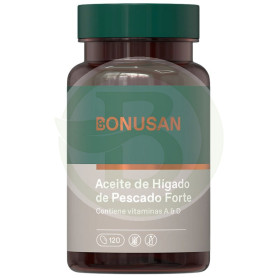Óleo de Fígado de Peixe Bonusan Forte 120 Pérolas