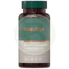 Acetil L-Carnitina 500Mg. 60 cápsulas Bonusan