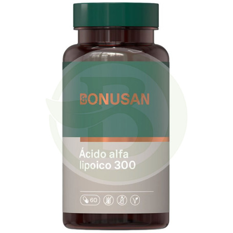 Ácido alfa lipóico 300Mg. 60 cápsulas Bonusan