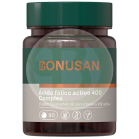 Ácido Fólico Ativo Mais 400Mcg. 90 Comprimidos Bonusan