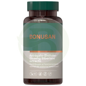 Astragalus, Shiitake, Siberian Ginseng 90 Bonusan Capsules