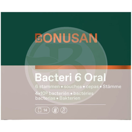 Bacteri 6 Oral 14 Envelopes Bonusan