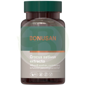 Extrato de Crocus Sativus 60 Cápsulas Bonusan