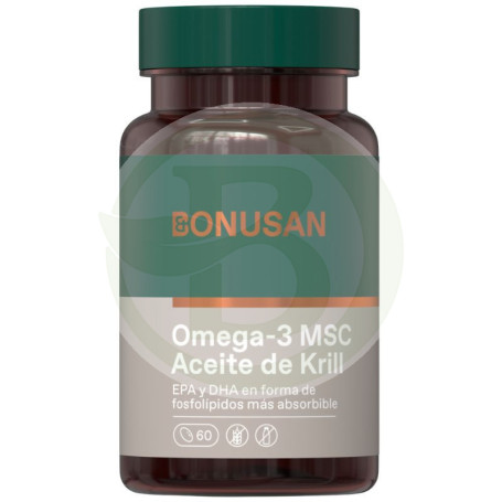 Omega 3 Msc Krill 60 Cápsulas Bonusan