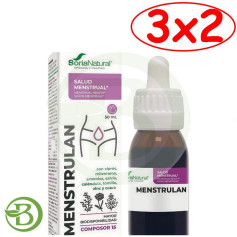 Pacote 3x2 Composor 15 Menstrulan 50ml Soria Natural