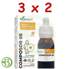 Pack 3x2 Composor 08 50Ml Soria Natural