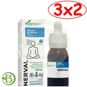 Pack 3x2 Composor 28 Nerval 50Ml Soria Natural