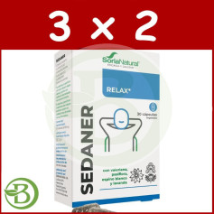 Pacote 3x2 Sedaner 30 Cápsulas Soria Natural