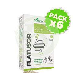 Pacote 6x Flatusor 30 Cápsulas Soria Natural