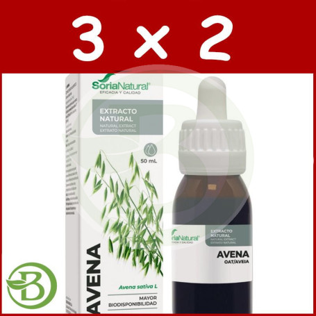 Pack 3x2 Extracto De Avena 50Ml Soria Natural