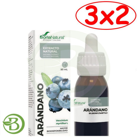 Pack 3x2 Extracto De Arándano 50Ml Soria Natural