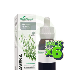 Pack 6x Extracto De Avena 50Ml Soria Natural