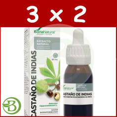 Pacote 3x2 Extrato de Castanha da Índia 50ml Soria Natural