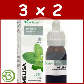 Pack 3x2 Extracto De Melisa 50Ml Soria Natural
