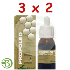 Pacote 3x2 Extrato Hidroalcoólico de Própolis 50ml Soria Natural