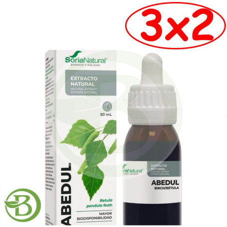 Pack 3x2 Extracto De Abedul 50Ml Soria Natural