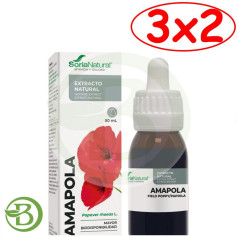 Pacote 3x2 Extrato de Papoula 50ml Soria Natural