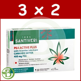 Pack 3x2 Pea Active Plus 20 Capsulas Santiveri