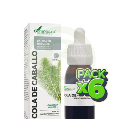 Pacote com 6 Extratos de Cavalinha 50ml Soria Natural