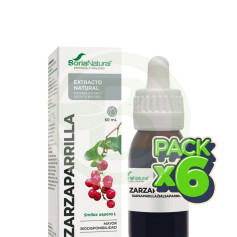 Pack 6x Extracto De Zarzaparrilla 50Ml Soria Natural