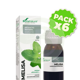 Pack 6x Extracto De Melisa 50Ml Soria Natural