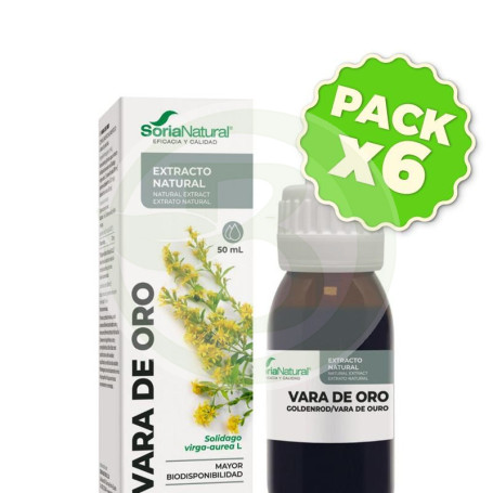 Pack 6x Extracto De Vara De Oro 50Ml Soria Natural