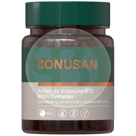 Vitamina B12 Ativa 8000mcg 60 Comprimidos Bonusan