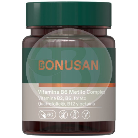 Complexo Metílico de Vitamina B6 60 Cápsulas Bonusan